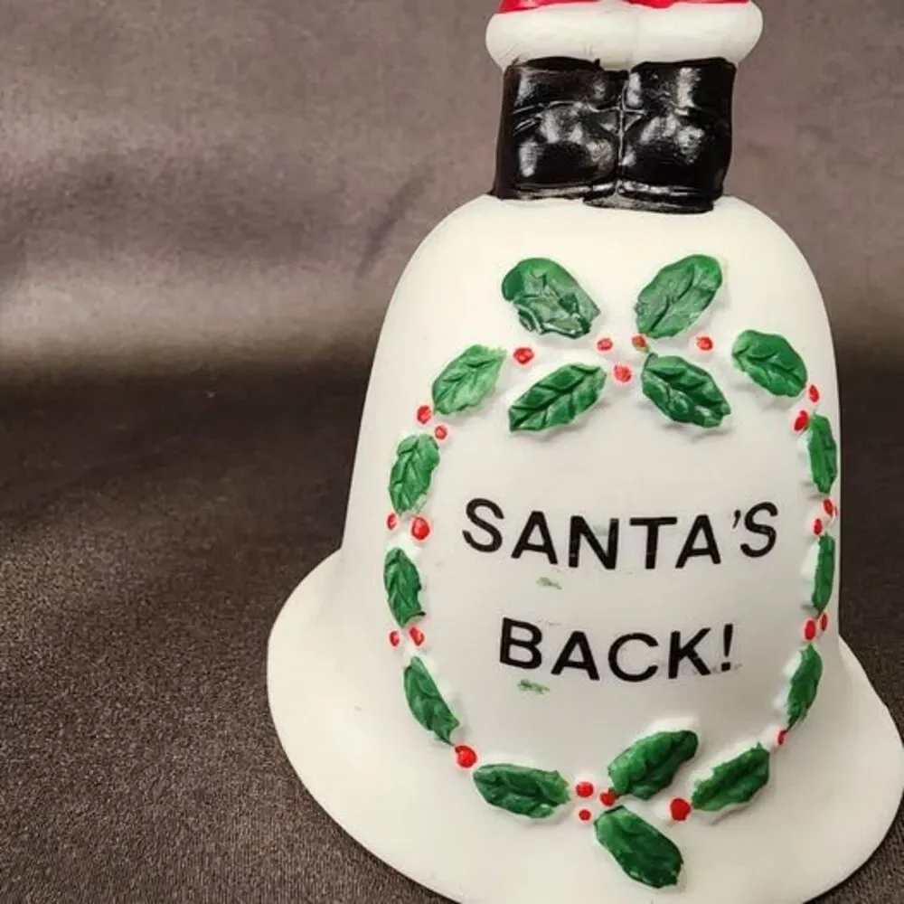Vintage House of Lloyd Santa's Back Bell 1986